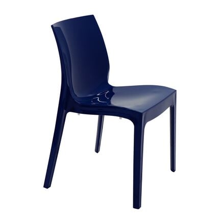 Cadeira Tramontina Alice Brilho em Polipropileno Azul Yale