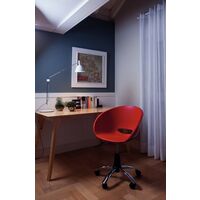 Cadeira Tramontina Summa Elena em Polipropileno Vermelho com Base Rodízio em Aço Cromado Cor Vermelho - SKU 92071040 - 7 image number 6