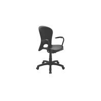 Tramontina Jolie Black Polypropylene Chair With Caster Base and Arms