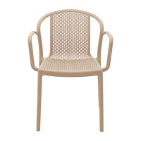 Cadeira Tramontina Summa Louise em Polipropileno Areia com Bra&ccedil;os Cor Areia - SKU 92086120 - 3 image number 2