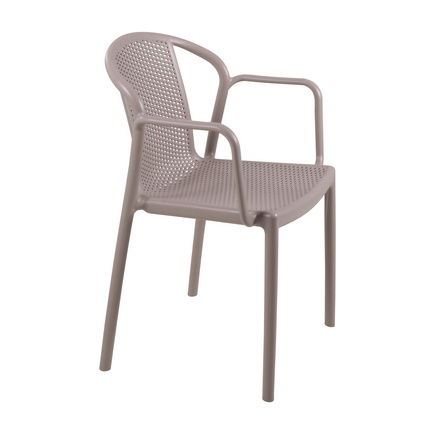 Cadeira Tramontina Summa Louise em Polipropileno Camur&ccedil;a com Bra&ccedil;os Cor Camur&ccedil;a - SKU 92086210 - 1