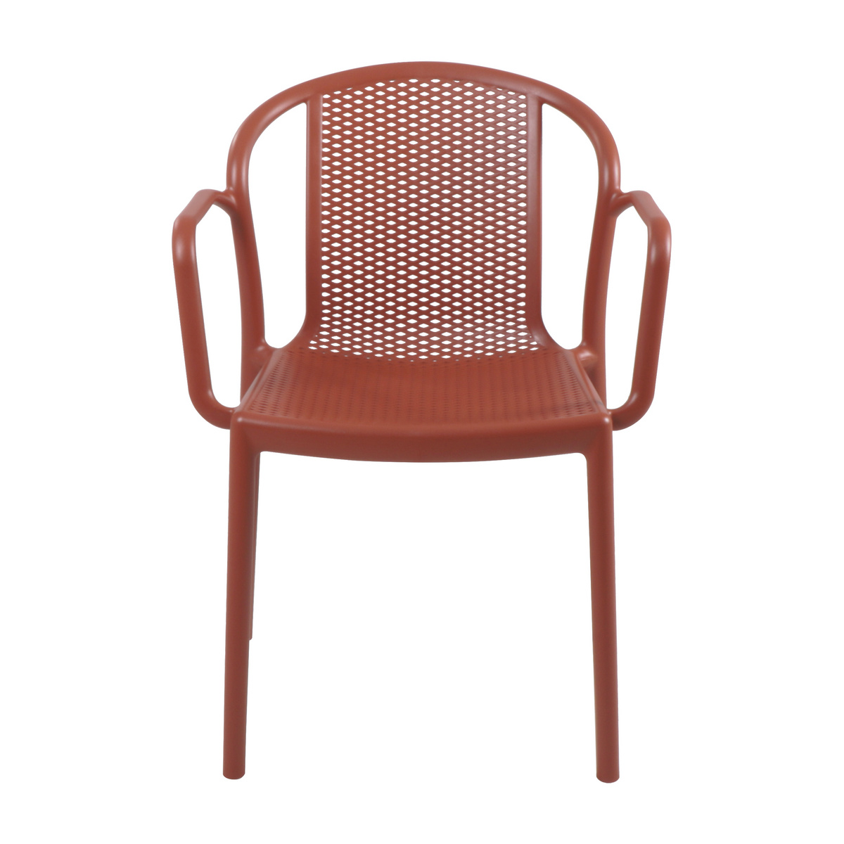 Cadeira Tramontina Summa Louise em Polipropileno Terracota com Bra&ccedil;os Cor Terracota - SKU 92086242 - 3 image number 2
