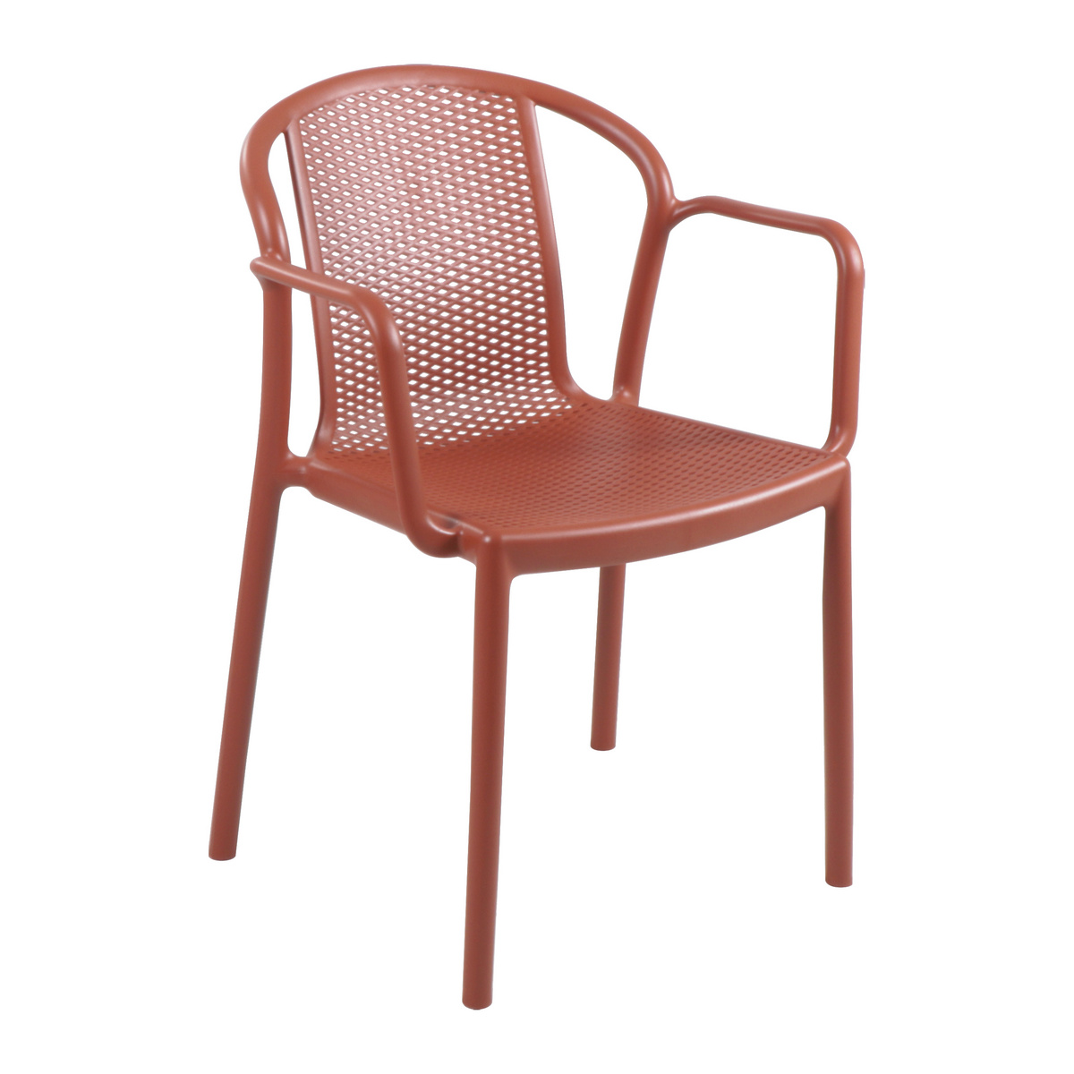 Cadeira Tramontina Summa Louise em Polipropileno Terracota com Bra&ccedil;os Cor Terracota - SKU 92086242 - 4 image number 3
