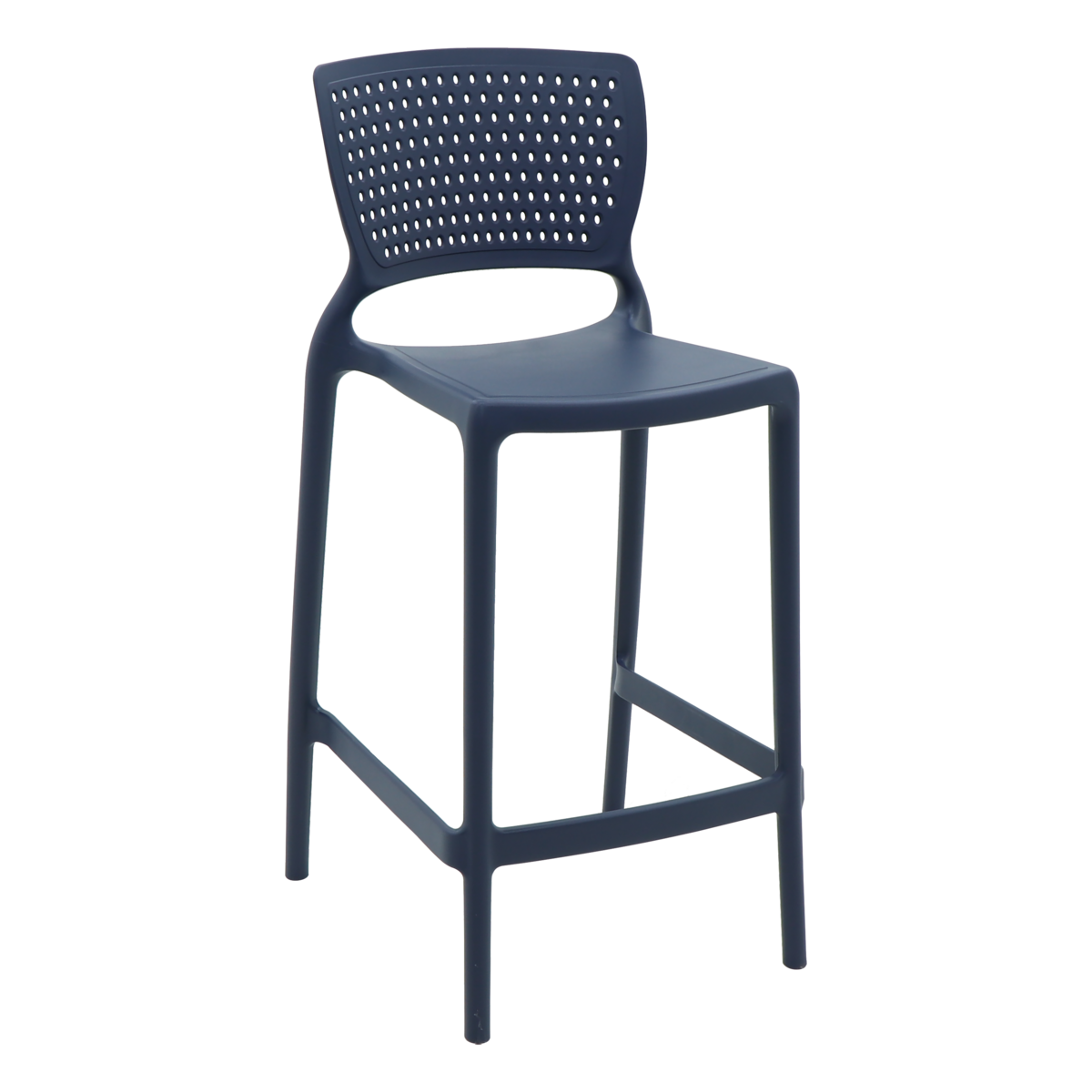 Cadeira Tramontina Serena Alta Residência em Polipropileno e Fibra de Vidro Azul Navy Cor Azul - SKU 92116030 - 2 image number 1