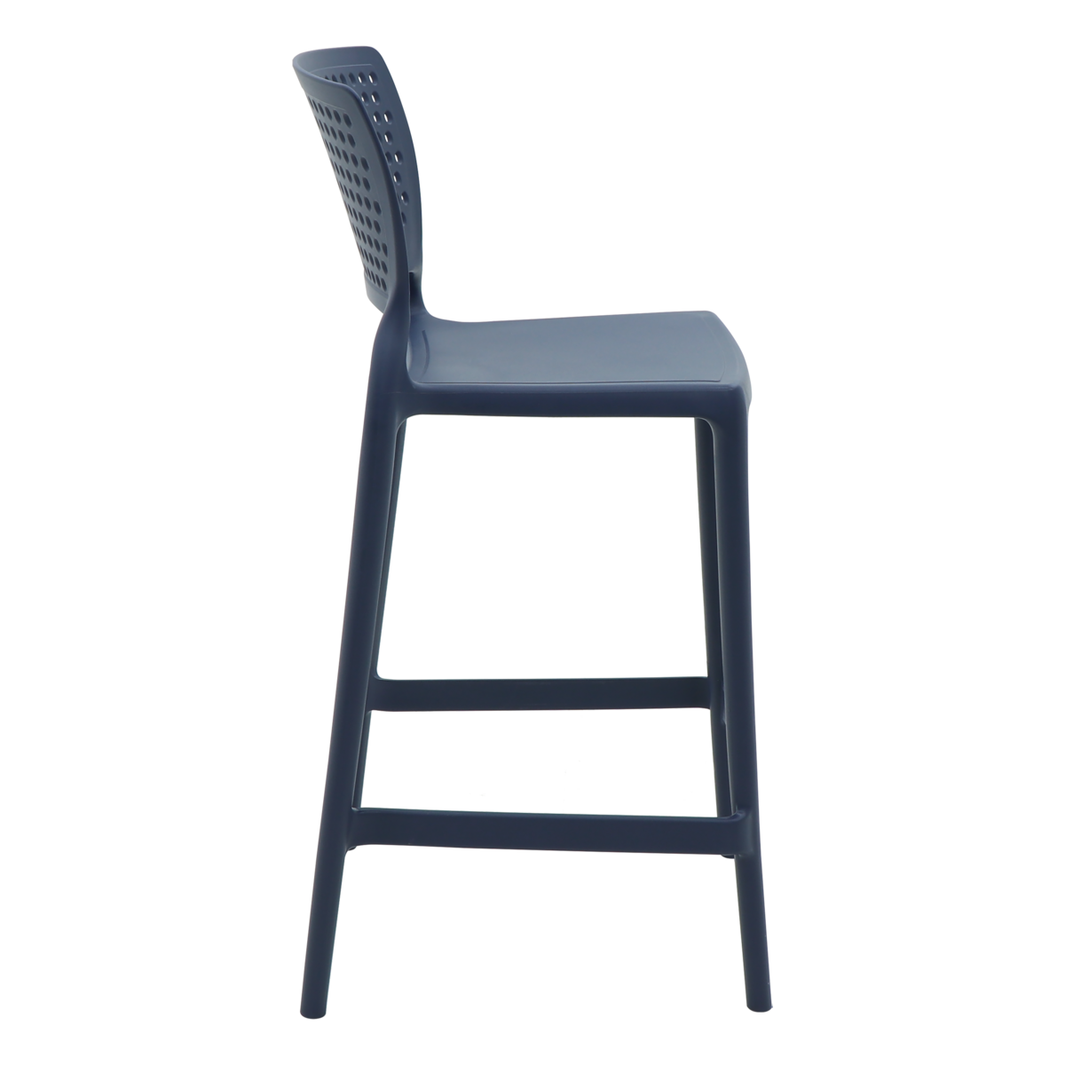 Cadeira Tramontina Serena Alta Residência em Polipropileno e Fibra de Vidro Azul Navy Cor Azul - SKU 92116030 - 3 image number 2