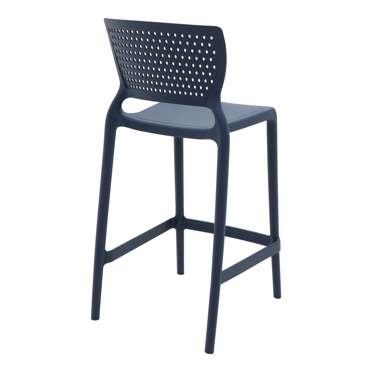 Cadeira Tramontina Serena Alta Residência em Polipropileno e Fibra de Vidro Azul Navy Cor Azul - SKU 92116030 - 4 image number 3