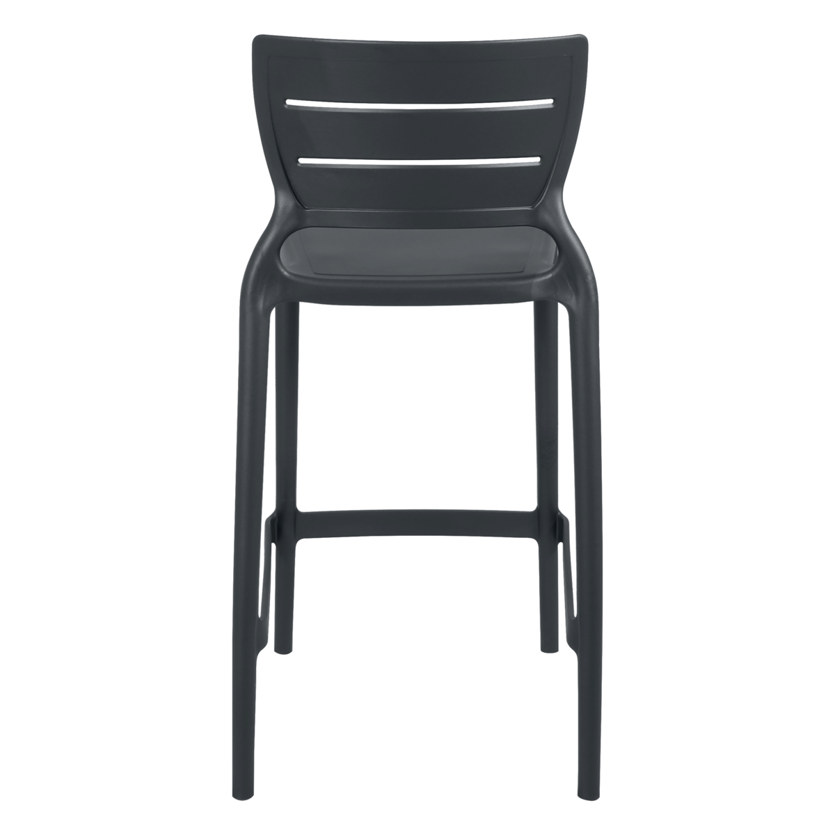 Cadeira Tramontina Summa Am&eacute;lia Alta Resid&ecirc;ncia em Polipropileno e Fibra de Vidro Grafite Cor Grafite - SKU 92118007 - 5 image number 4