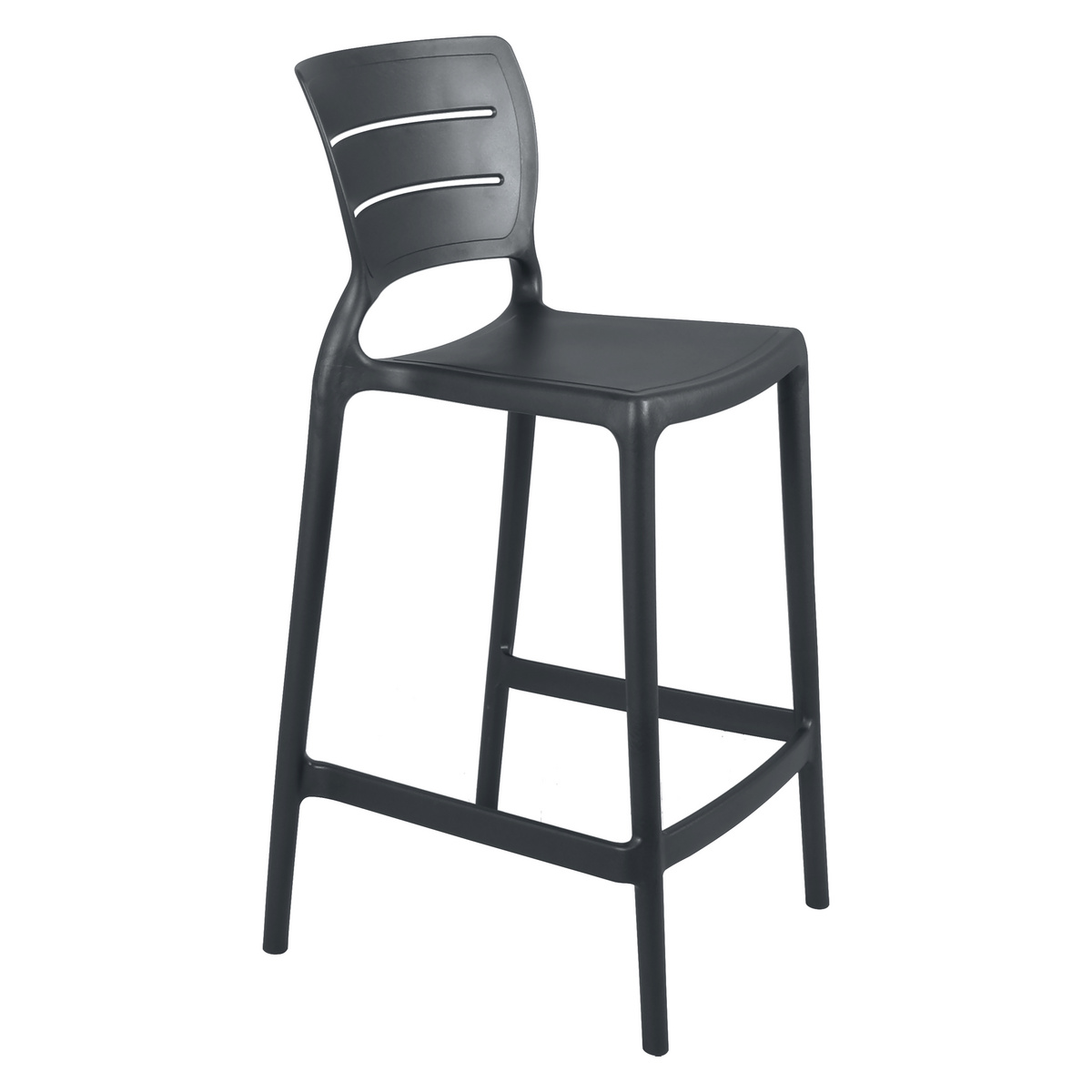 Cadeira Tramontina Summa Am&eacute;lia Alta Resid&ecirc;ncia em Polipropileno e Fibra de Vidro Grafite Cor Grafite - SKU 92118007 - 1 image number 0