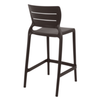 Cadeira Tramontina Amelia Alta Residência em Polipropileno e Fibra de Vidro Marrom Cor Marrom - SKU 92118109 - 4 image number 3