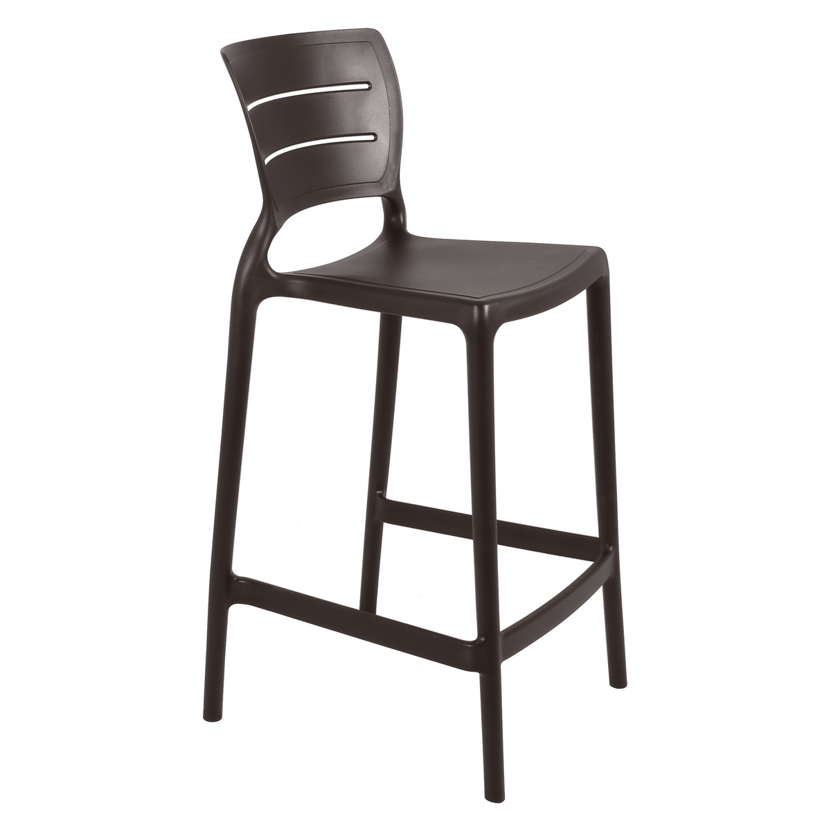 Cadeira Tramontina Amelia Alta Residência em Polipropileno e Fibra de Vidro Marrom Cor Marrom - SKU 92118109 - 1 image number 0