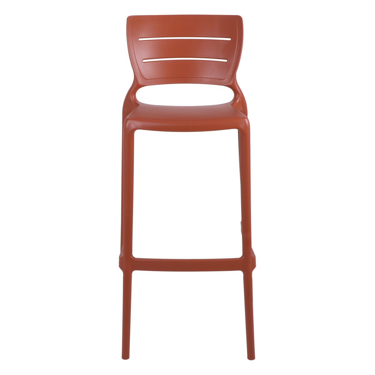 Cadeira Tramontina Amelia Alta Bar em Polipropileno e Fibra de Vidro Terracota Cor Terracota - SKU 92119242 - 2 image number 1