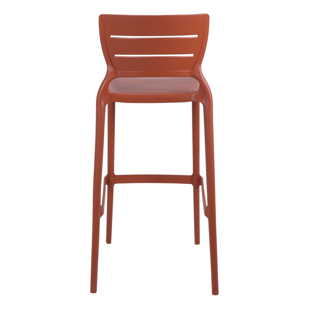 Cadeira Tramontina Amelia Alta Bar em Polipropileno e Fibra de Vidro Terracota Cor Terracota - SKU 92119242 - 6 image number 5