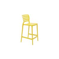 Cadeira Tramontina Sofia Alta Residência em Polipropileno e Fibra de Vidro Amarelo