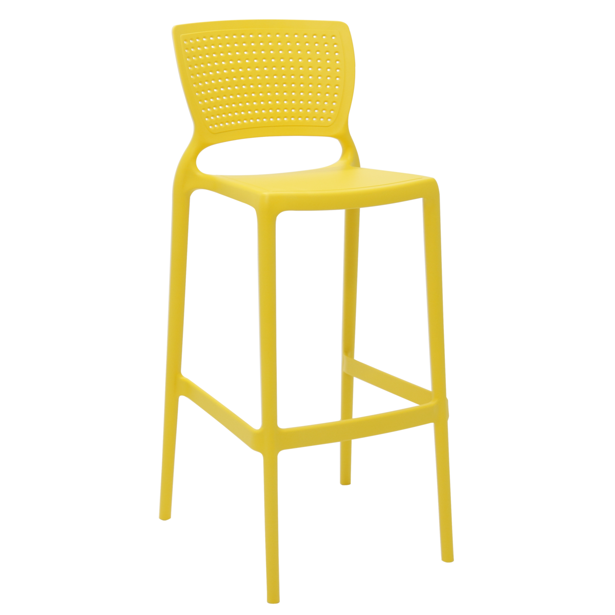 Cadeira Tramontina Safira em Polipropileno e Fibra de Vidro Amarela de  Qualidade em Promoção