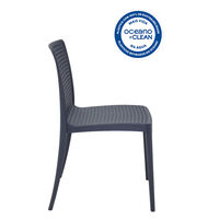 Cadeira Tramontina Summa Isabelle Eco em Polipropileno Oceano +Clean Azul Navy Cor Azul - SKU 92150030 - 4 image number 3