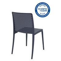 Cadeira Tramontina Summa Isabelle Eco em Polipropileno Oceano +Clean Azul Navy Cor Azul - SKU 92150030 - 5 image number 4