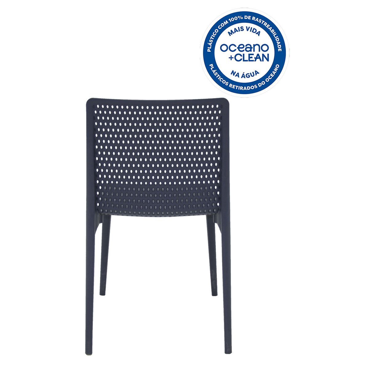 Cadeira Tramontina Summa Isabelle Eco em Polipropileno Oceano +Clean Azul Navy Cor Azul - SKU 92150030 - 6 image number 5