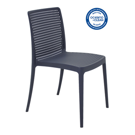 Cadeira Tramontina Summa Isabelle Eco em Polipropileno Oceano +Clean Azul Navy Cor Azul - SKU 92150030 - 1