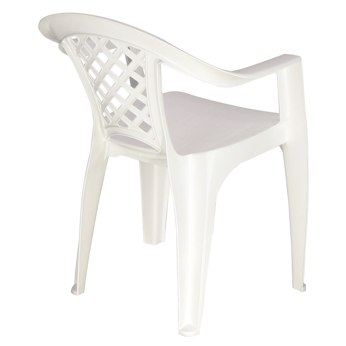 Cadeira Plástica com Braço Poltrona Tramontina Branca 6 Unidades Iguape na  Loja Sebem - Equipamentos e Utilidades