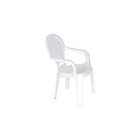 Tramontina TiqueTaque White Polypropylene Children's Chair