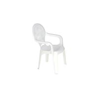 Tramontina Catty Decorated White Polypropylene Children's Chair