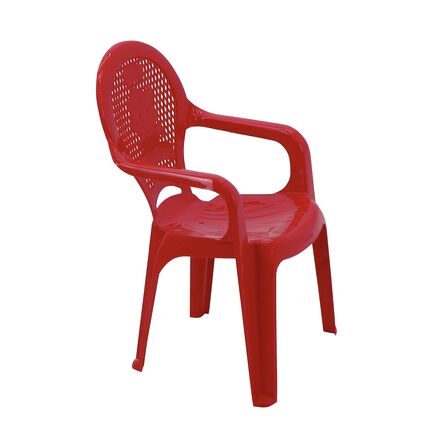 Cadeira Infantil Tramontina Catty em Polipropileno Estampado Vermelho