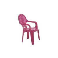 Cadeira Infantil Tramontina Catty em Polipropileno Estampado Rosa