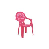 Cadeira Infantil Tramontina Catty em Polipropileno Rosa Estampado