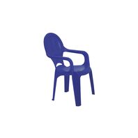 Tramontina Catty Children's Chair in Blue Printed Polypropylene