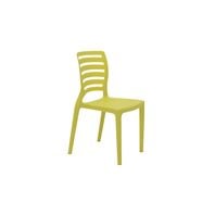 Tramontina Sofia Children's Yellow Polypropylene and Fiberglass Chair