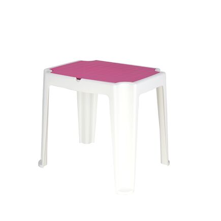 Tramontina Versa Pink and White Polypropylene Children's Table