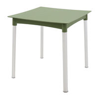 Mesa Tramontina Summa Diana em Polipropileno Verde Oliva com Pernas de Alum&iacute;nio Anodizado Cor Verde - SKU 92352027 - 1 image number 0