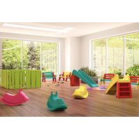 Escorregador Infantil Tramontina Zip em Polietileno Azul e Vermelho Cor Azul - SKU 92384002 - 6 image number 5