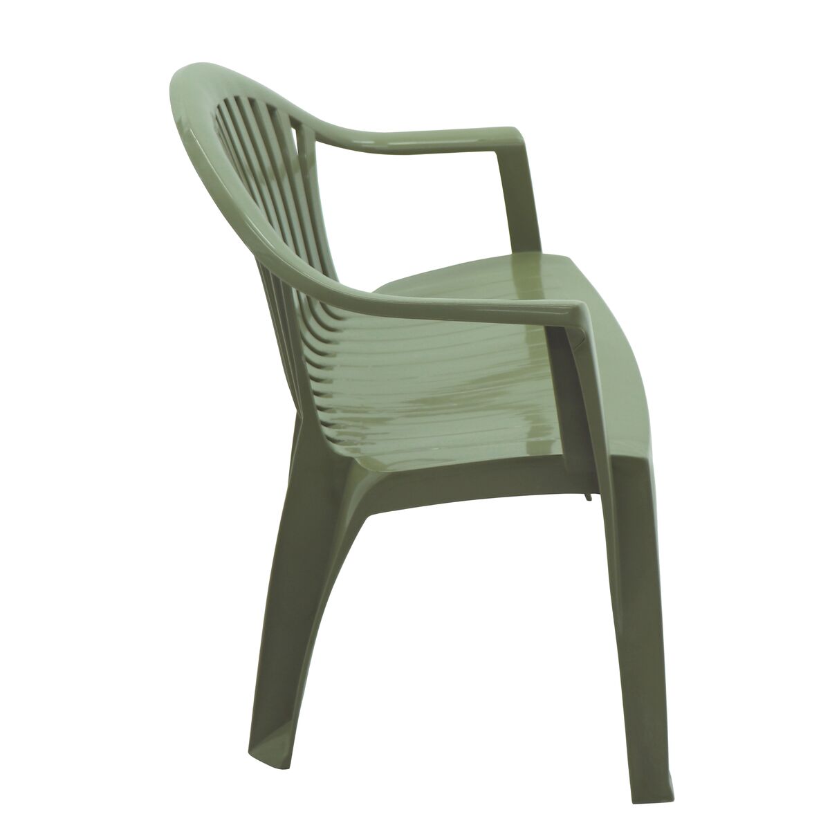 Banco Tramontina Leme em Polipropileno Verde Oliva Cor Verde - SKU 92401027 - 3 image number 2