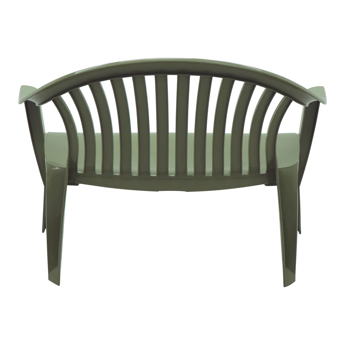 Banco Tramontina Leme em Polipropileno Verde Oliva Cor Verde - SKU 92401027 - 4 image number 3