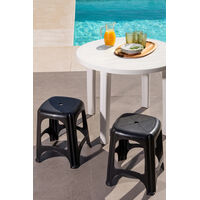 Banqueta Tramontina Niter&oacute;i ECO em Polipropileno Preto Cor Preto - SKU 92411009 - 2 image number 1