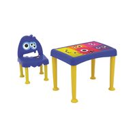 Blue Tramontina Lirous Children's Set with Patterned Sticker