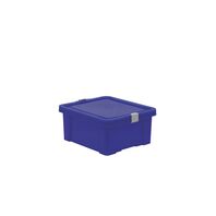 Caixa Organizadora Tramontina Infantil em Polipropileno Azul 17 L