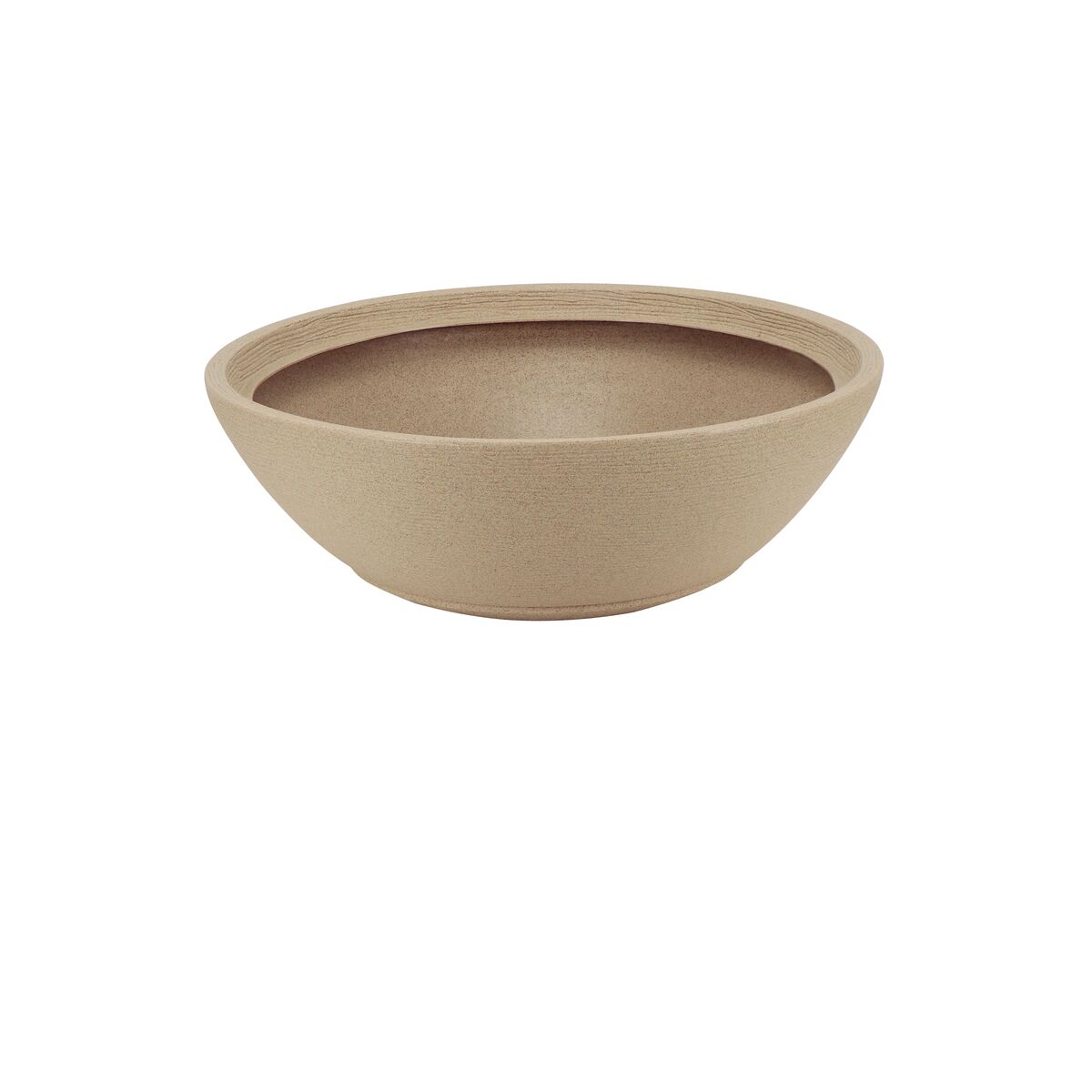 Vaso Tramontina Indi em Polietileno Granito Areia 22 cm Cor Granito areia - SKU 92600000 - 1 image number 0