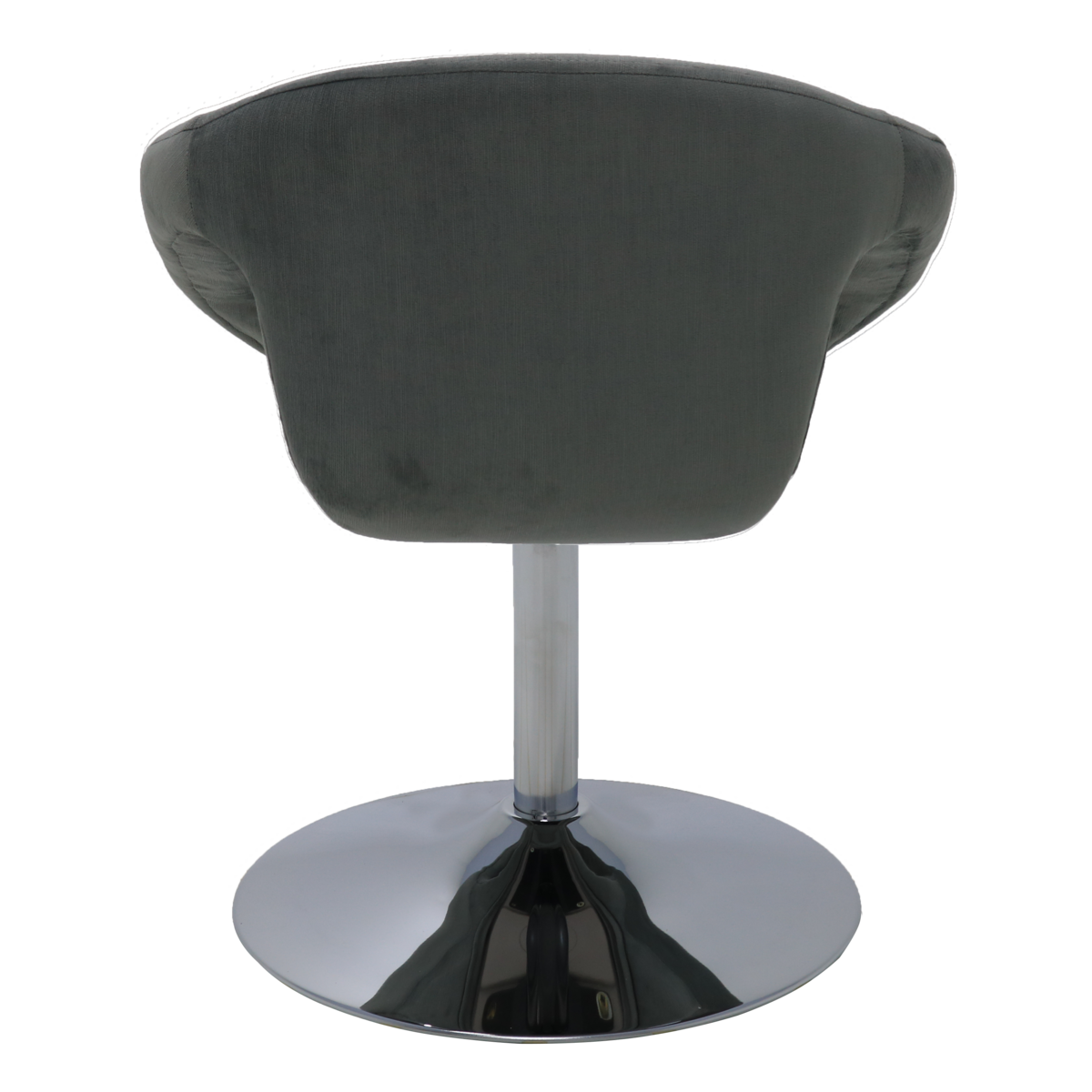 Poltrona Girat&oacute;ria Tramontina Delice Estofada Base Central em Polietileno N&iacute;quel Cor Grafite - SKU 92706212 - 6 image number 5