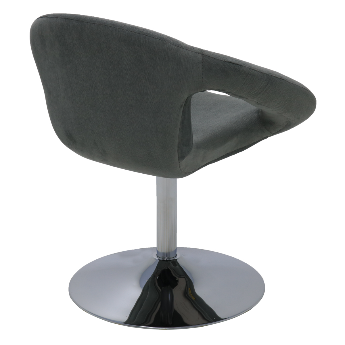 Poltrona Girat&oacute;ria Tramontina Delice Estofada Base Central em Polietileno N&iacute;quel Cor Grafite - SKU 92706212 - 3 image number 2
