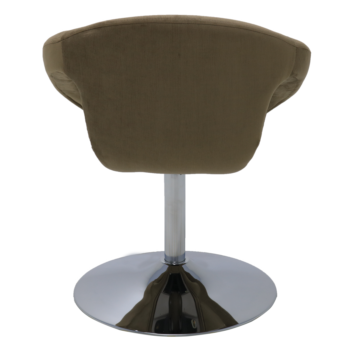 Poltrona Giratória Tramontina Delice Estofada Base Central em Polietileno Moca Cor Marrom - SKU 92706213 - 6 image number 5