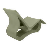 Espregui&ccedil;adeira Chaise Tramontina Octo ECO em Polietileno I''m Green Bio-Based Verde Oliva Com Furo - SKU 92708027 - 4 image number 3