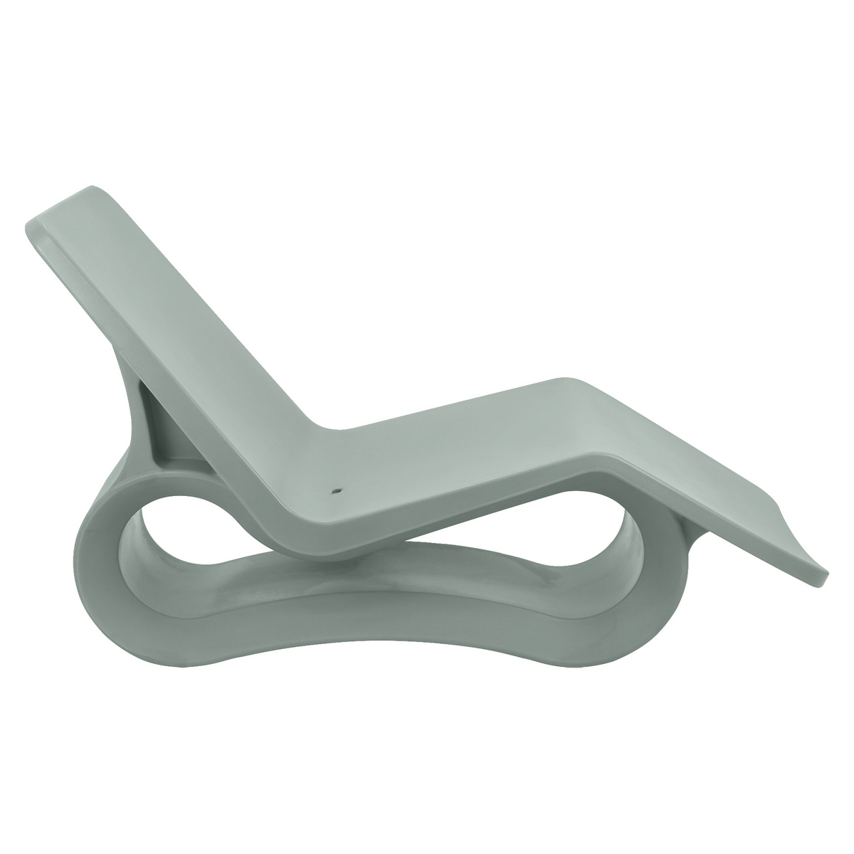 Espregui&ccedil;adeira Chaise Tramontina Octo ECO em Polietileno I''m Green Com Furo Verde S&aacute;lvia - SKU 92708220 - 3 image number 2