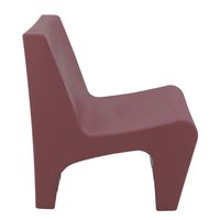 Poltrona Tramontina Berta em Polietileno Marsala Cor Marsala - SKU 92711050 - 3 image number 2