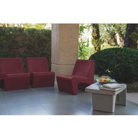 Poltrona Tramontina Berta em Polietileno Marsala Cor Marsala - SKU 92711050 - 5 image number 4