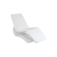 Tramontina Octo White Polyethylene Lounge Chair
