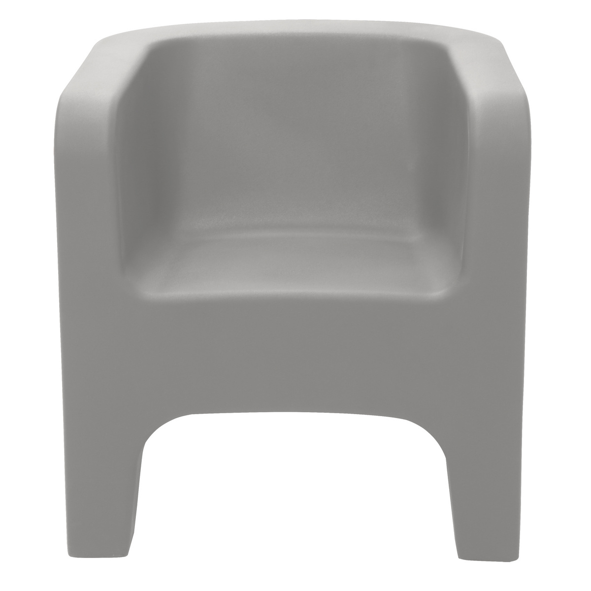 Poltrona Tramontina Tonic em Polietileno Concreto Cor Concreto - SKU 92716210 - 2 image number 1