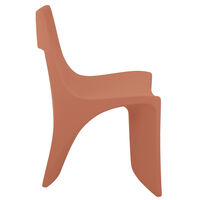 Poltrona Tramontina Aloa em Polietileno Laranja Caqui - SKU 92718091 - 4 image number 3