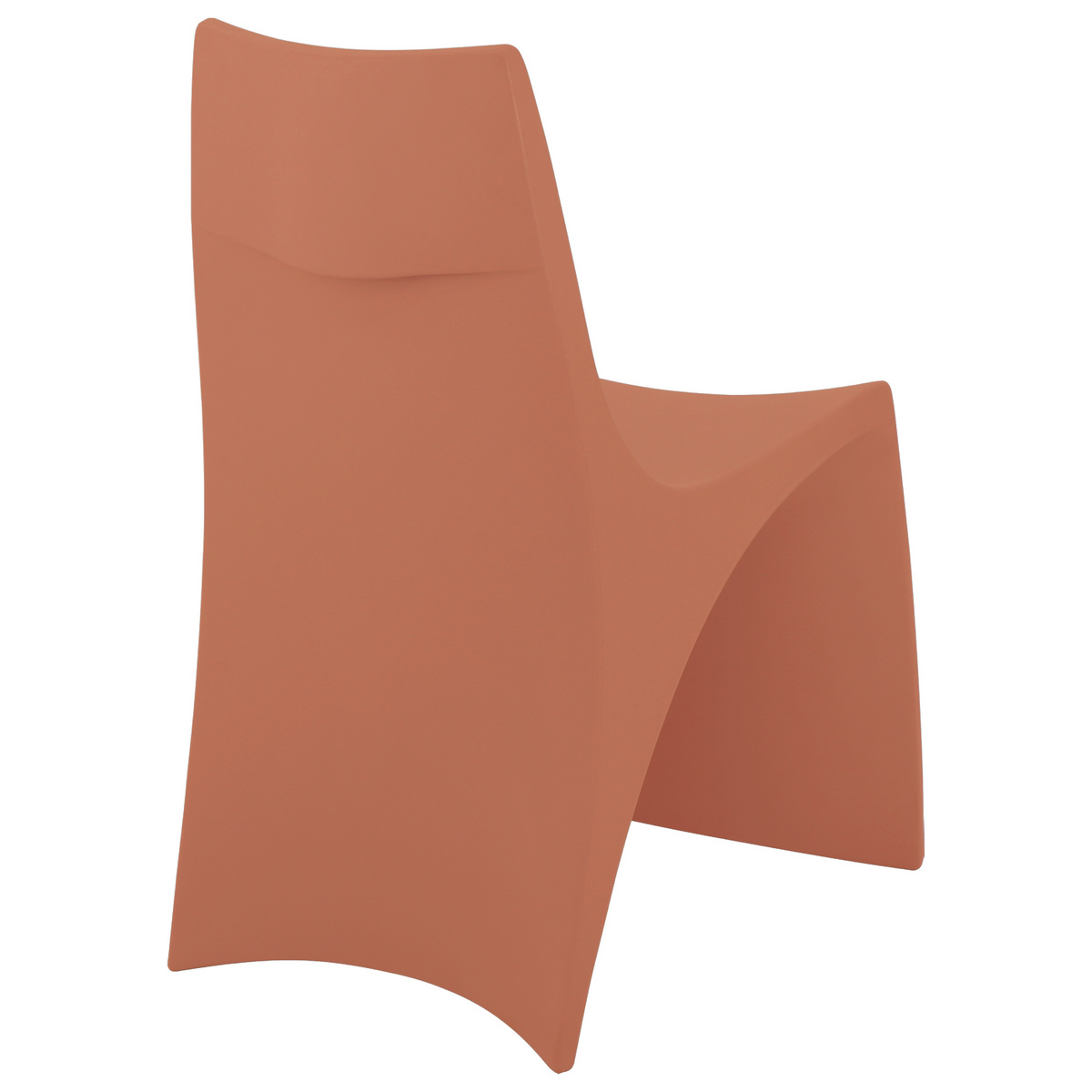 Poltrona Tramontina Aloa em Polietileno Laranja Caqui - SKU 92718091 - 5 image number 4